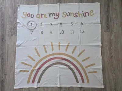 1st year baby milestone blanket , View more