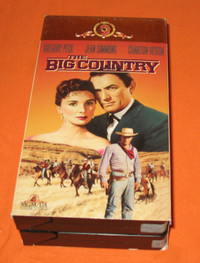 VHS The Big Country 2 Pack Set - Gregory Peck