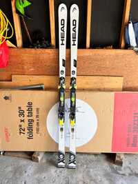 Head FIS GS skis 188cm 30m 
