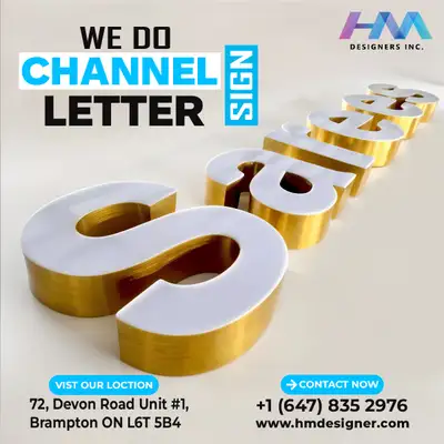 Channel Letters – Custom 3D Signs, View more