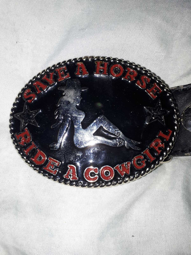 Save a horse ride a cowgirl belt in Multi-item in Saint John - Image 2