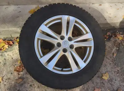 Set of 4 Arctic Claw "Winter max" winter tires on aluminum alloy rims. Used for only 3 seasons, appr...