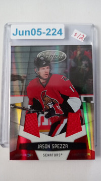 2010-11 Certified Mirror Red Dual Materials /150 Jason Spezza