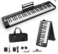Cossain Piano Keyboard w/61 Touch Sensative/Semi-Weighted Keys