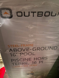 Outbound 16 foot pool steel frame