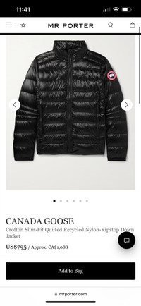 Canada goose jacket 