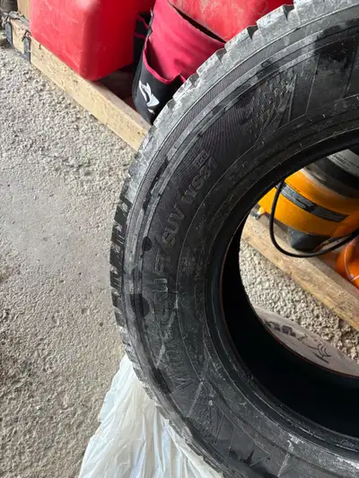 265/70/r17. Off a Bronco big bend. 2 winters driven. Kuomo brand. $300 for all 4.