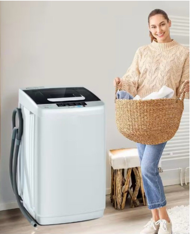 COSTWAY FULL AUTOMATIC LAUNDRY WASHING MACHINE, 1.04CU.FT CAPACI in Washers & Dryers in Barrie