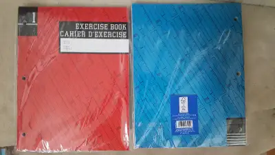 Brand New 5 pack exercise books, 32 double-sided rules pages, View more