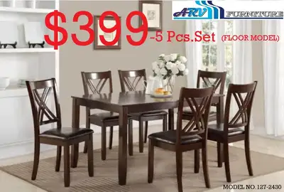 DINETTE SET TABLE CHAIR WOODEN KITCHEN ARV FURNITURE MISSISSAUGA, View more