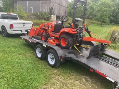 Kent's Trailer Services we provide moving of small tractors cars equipment building material and eme...