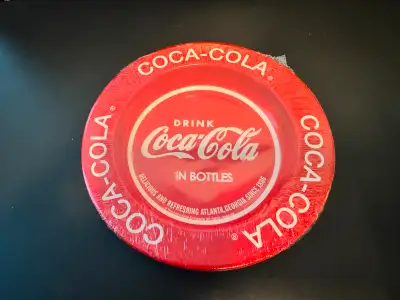 Brand new Penny Japan's Coca Cola brand small tray. Comes with a vintage coke bottle to add to your...