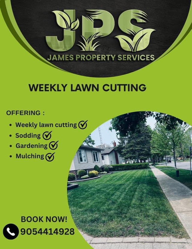 Lawn mowing, lawn cutting in Snow Removal & Property Maintenance in Oshawa / Durham Region - Image 4