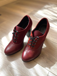 Garnet Red European Leather Lhoes