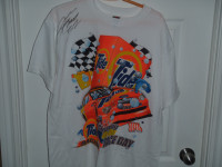 Ricky Craven Autographed T- Shirt. XL