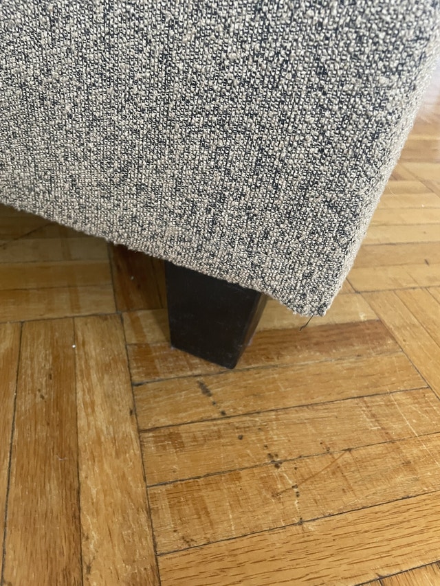 Cushioned Arm Chair with Wooden Legs Chairs & Recliners City of