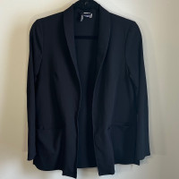 Divided Black  Lightweight Relaxed Fit Boxy  Blazer Size 6