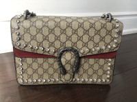 GG gorgeous bag with Diamond studs