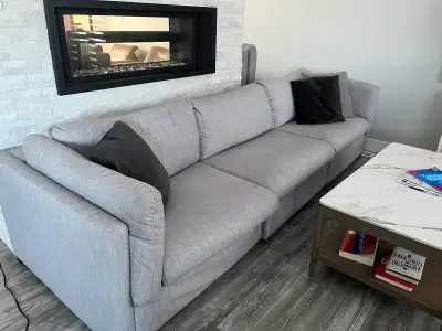 Italian made fabric sofa and loveseat, View more