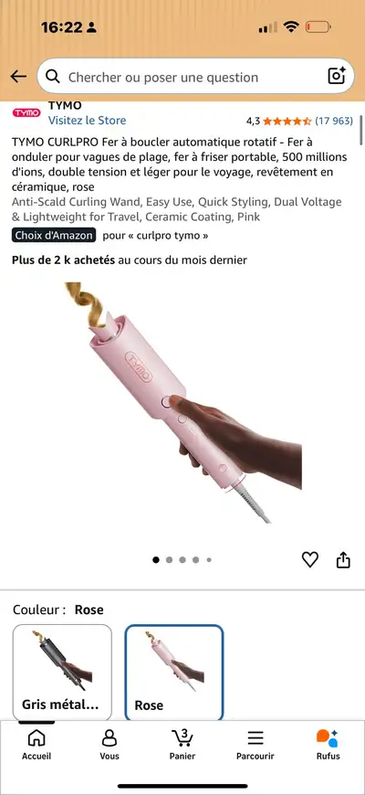 boucleur tymo hair curler , View more