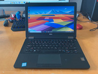 Dell 12.5" quad core laptop with windows 10