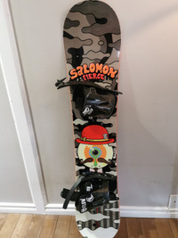 Salomon Snowboard And Bindings