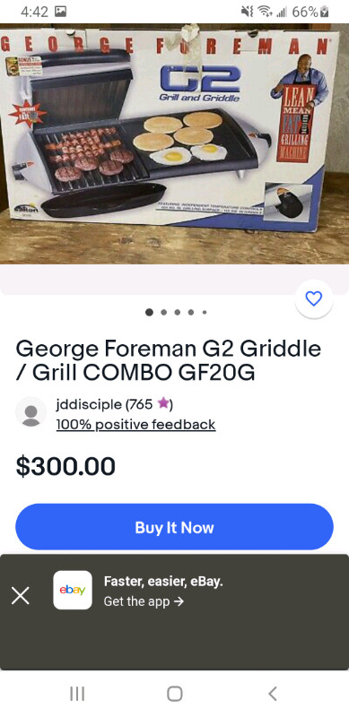 George Foreman Griddle/Grill in Microwaves & Cookers in Markham / York Region - Image 2