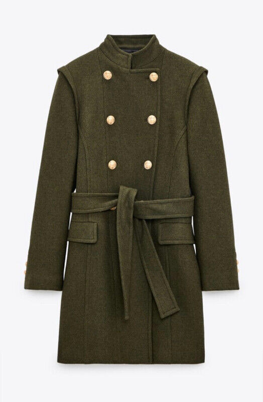 Zara manteau laine wool coat jacket outerwear blazer aritzia top dans Femmes - Hauts et vêtements d'extérieur  à Ville de Montréal - Image 2