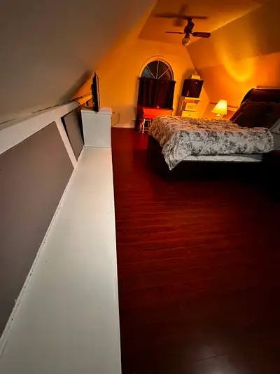 Entire, large, furnished loft available for short term rental (2-3 months). Includes bed, tv, kitche...