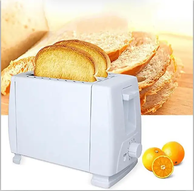 2 Slices Toaster Home Breakfast Bread Maker Machine Sandwich Toa in Toasters & Toaster Ovens in Mississauga / Peel Region - Image 2