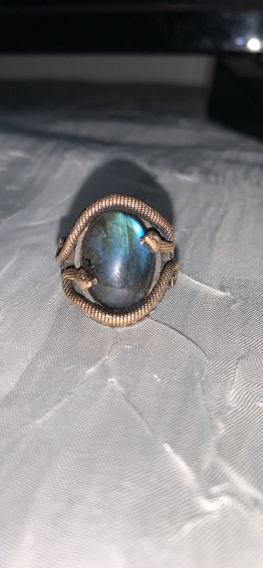 Men’s Labradorite 925 Silver ring Size 7 in Jewellery & Watches in Mississauga / Peel Region
