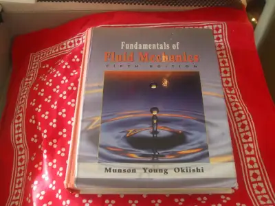Manuel: Fundamentals of Fluid Mechanics 5th edition