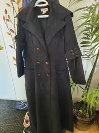 Beautiful Full Length Ladies Suede Coat