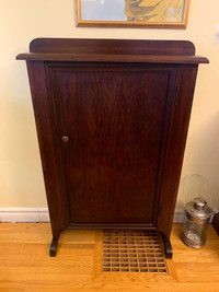 Phonograph cylinder gramophone record cabinet