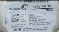 Seagate laptop thin hard drive 500 G