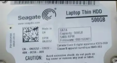 Seagate laptop thin hard drive 500 G, View more
