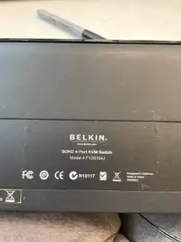 Belkin SOHO 4 port KVM Switch F1DS104L (Off Leased)