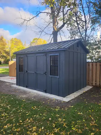 8x12 Side Utility Shed, View more