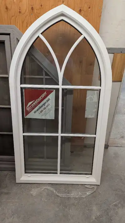 Brand New Strassburger Fixed Round Window Frame: 30-3/4" x 59-1/4" x 3-1/2" Depth Brickmould: 34" x...