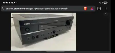 Yamaha RX-V620 Natural Sound Receiver - 5.1 Ch - OBO, View more
