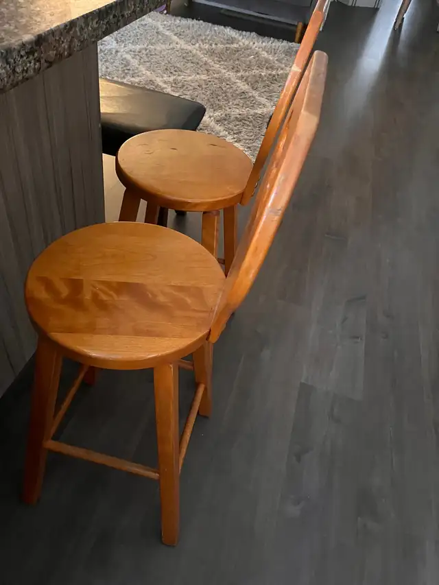Wooden bar stools62863733948545122