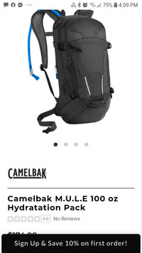 PRICE REDUCED TO  90.00 Camelbak 100oz Backpack Mule model