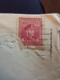 Vintage postage stamps