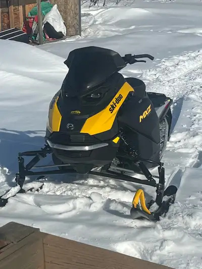 3200km Had service done Good beginner snowmobile Grab bar bumper Hitch bumper LINQ 10L bag