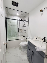 CAD3K 5-day bathroom remodel & CAD40K 15-day basement
