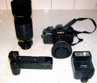 Minolta X-700 with lenses and accessories-- reduced!!
