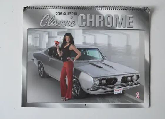 SNAP-ON 2007 Classic Chrome Calendar Muscle Cars dans Art et objets de collection  à Drummondville