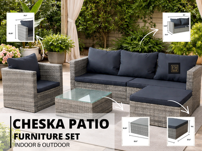  CHESKA CONVERSATIONAL Patio Set, View more