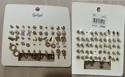 Sportsgirl Women Earrings Multipack–Studs, Hoops, Pearl-25 Pairs, View more