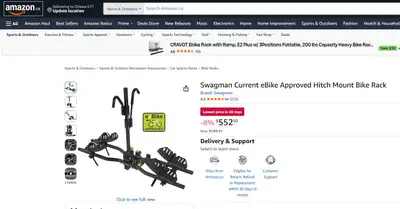 2 Bicycle Car Bike Rack - Swagman (Canadian Made), View more